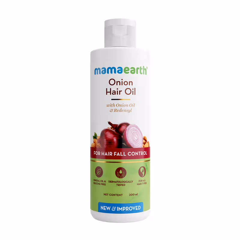 Mamaearth Onion & Redensyl Hair Oil - for Hair Fall Control & Hair Regrowth Nykaa sale