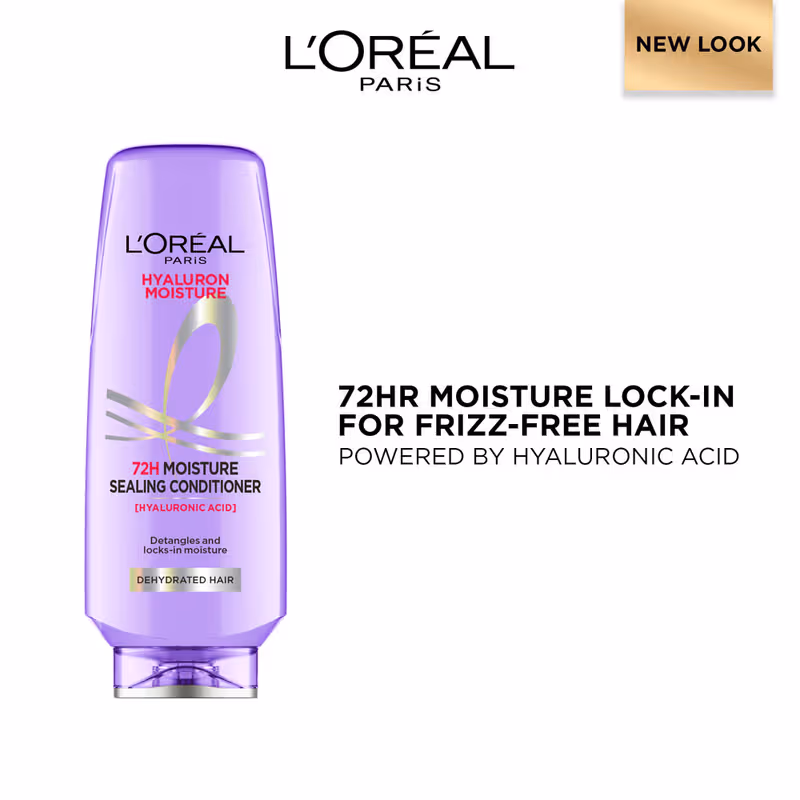L'Oreal Paris Hyaluron Moisture Anti-frizz Conditioner With Hyaluronic Acid for 72 HR Hydrated Nykaa sale