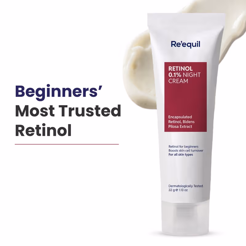 Re'equil 0.1% Retinol Night Creamtreat For Wrinkles & Skin Tightening Nykaa sale