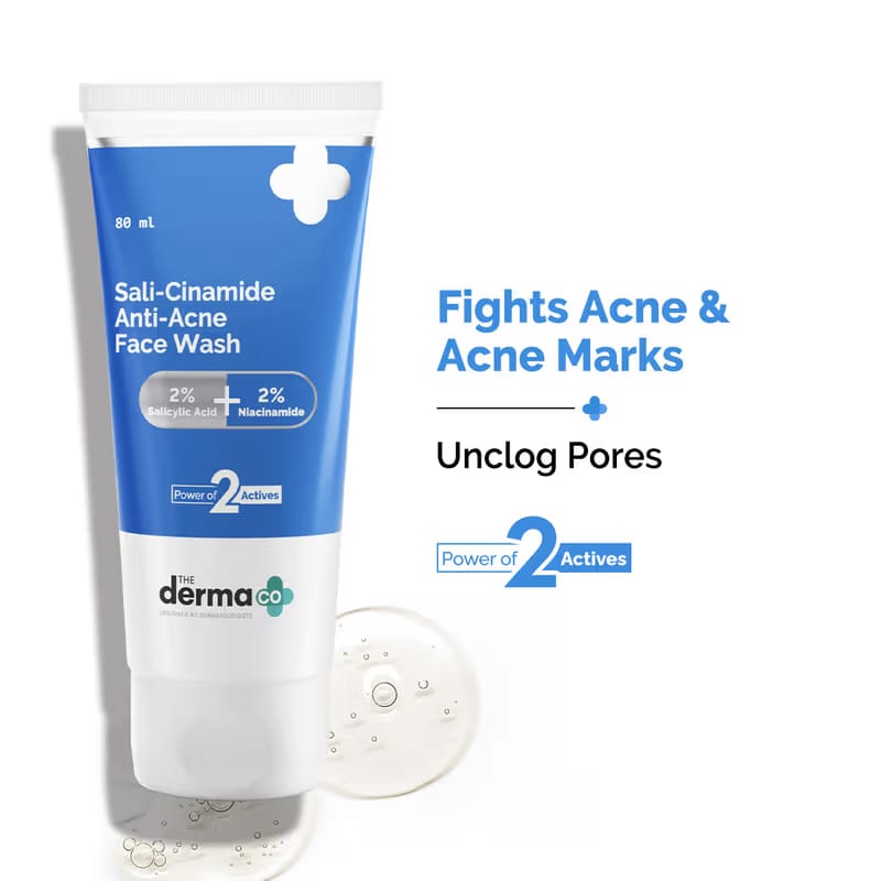 The Derma Co Sali-Cinamide Anti-Acne Face Wash, Small Nykaa sale
