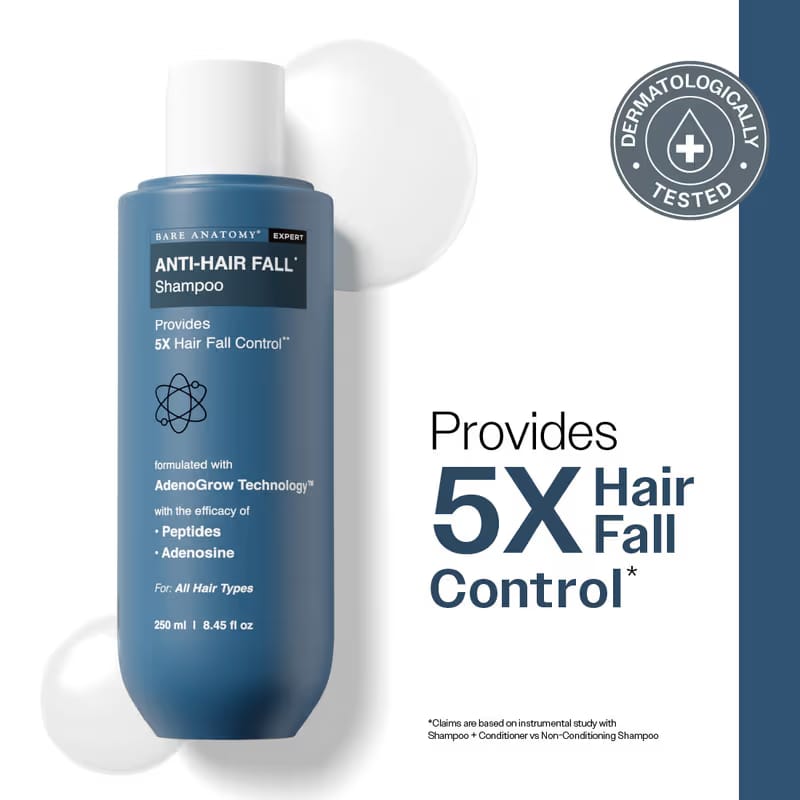 Bare Anatomy Anti-Hair Fall Shampoo, 5X Hair Fall Control Nykaa sale