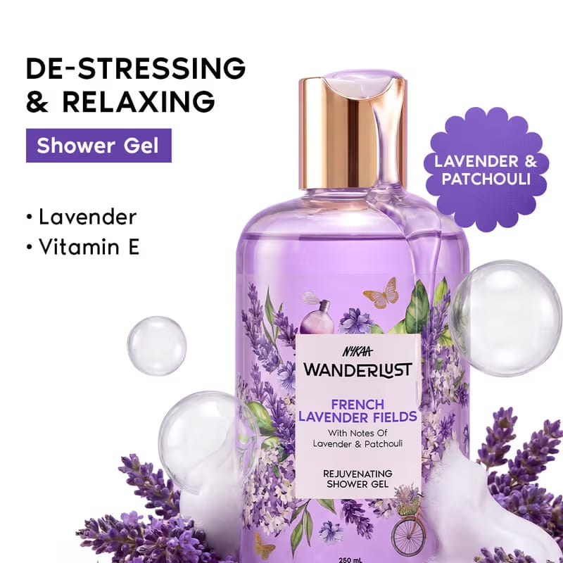 Nykaa Wanderlust French Lavender Floral Perfume Body Wash Nykaa sale