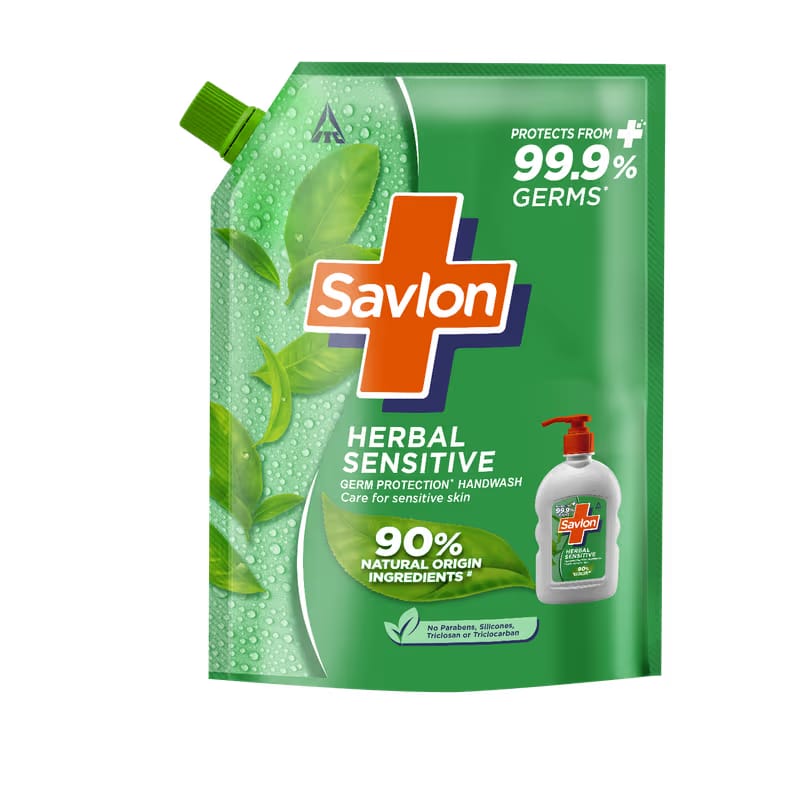Savlon Herbal Sensitive Liquid Handwash Refill Pack Nykaa sale