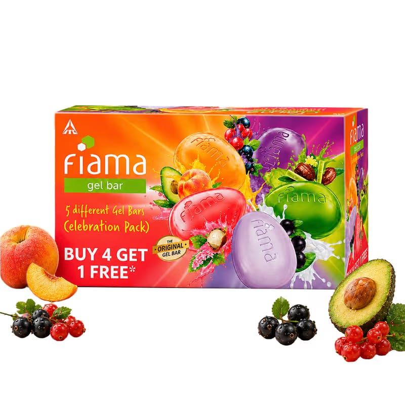 Fiama Gel Bar Celebration Pack, 5 Variants Nykaa sale