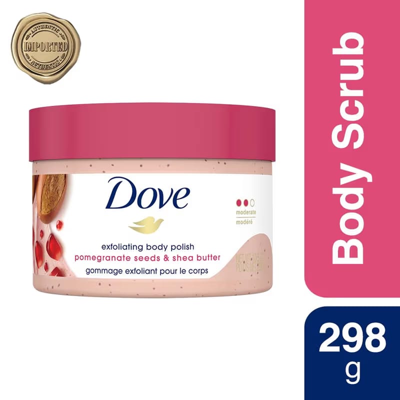 Dove Exfoliating Body Polish — Pomegranate Seeds and Shea Butter Nykaa sale