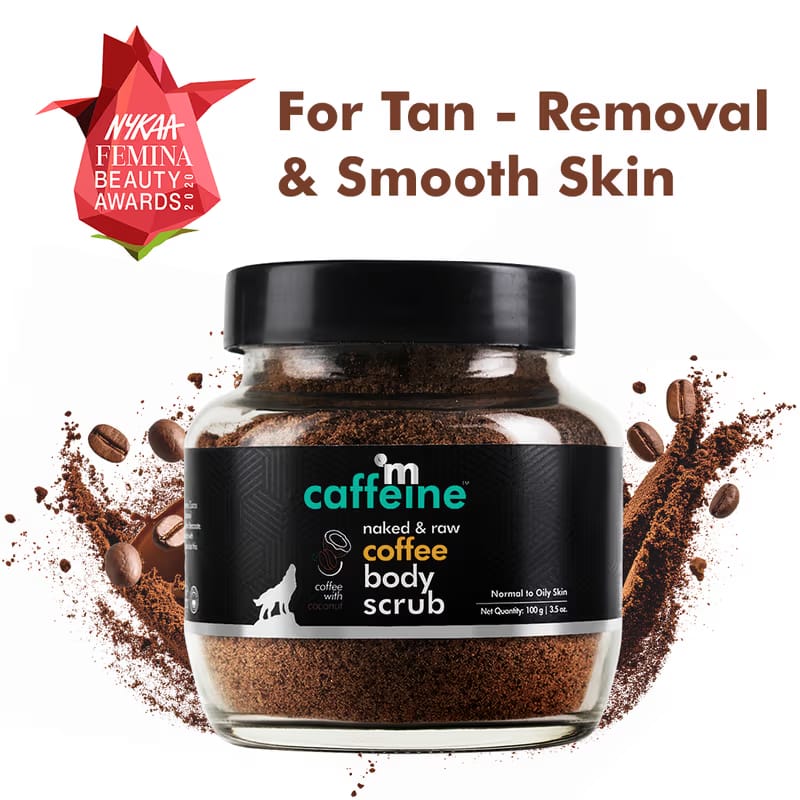 MCaffeine Exfoliating Coffee Body Scrub for Tan Removal Nykaa sale