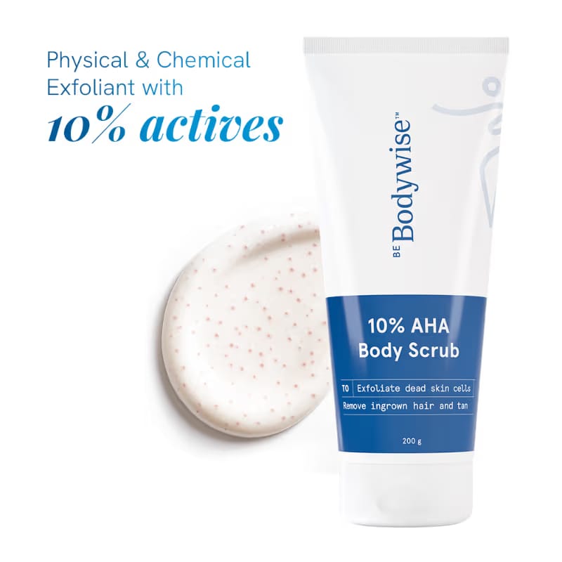 Be Bodywise 10% AHA Lactic Acid Body Scrub Nykaa sale