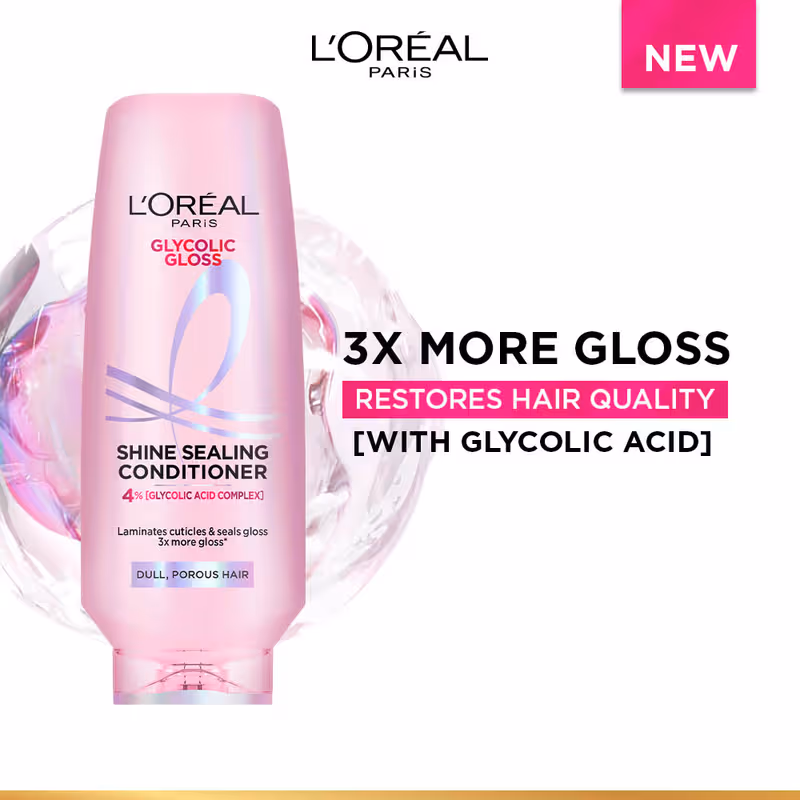 L'Oreal Paris Glycolic Gloss Shine Sealing Conditioner Nykaa sale