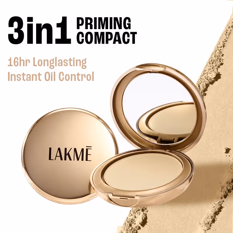 Lakme Powerplay Priming Powder Foundation, 3-In-1, Lasting Matte Nykaa sale
