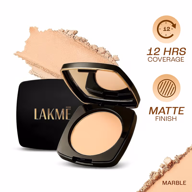 Lakme Forever Matte Compact, Smooth Finish, Lasts For 12 Hrs, Even Toned Look Nykaa sale