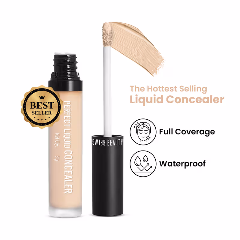 Swiss beauty Full Coverage Liquid Concealer With Jojoba Oil Nykaa sale