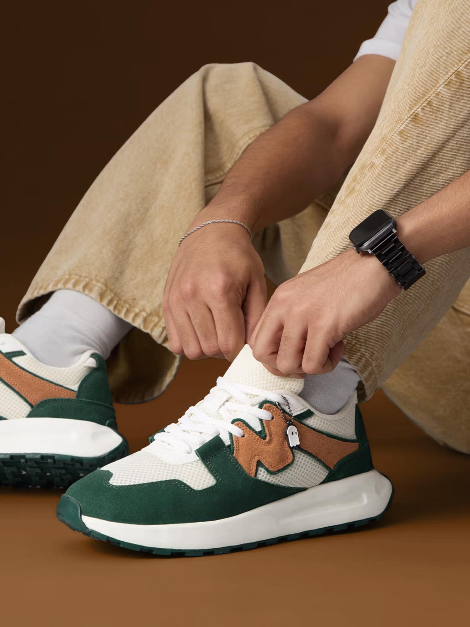 The Souled Store Cedar Rush Men Green Low Top Sneakers Nykaa Fashion sale