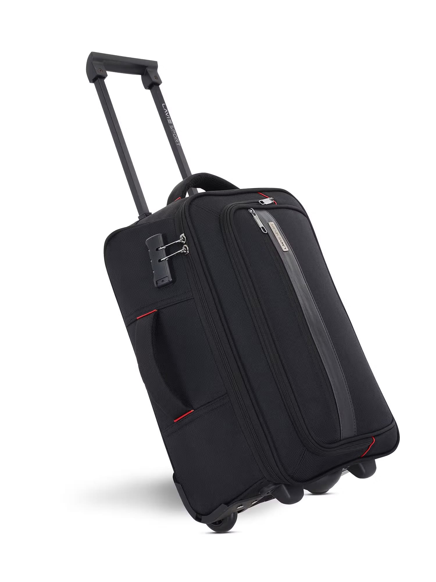 Lavie Sport Unisex Royalty 14 Inch Laptop Wheel Duffle (Black) Nykaa Fashion sale
