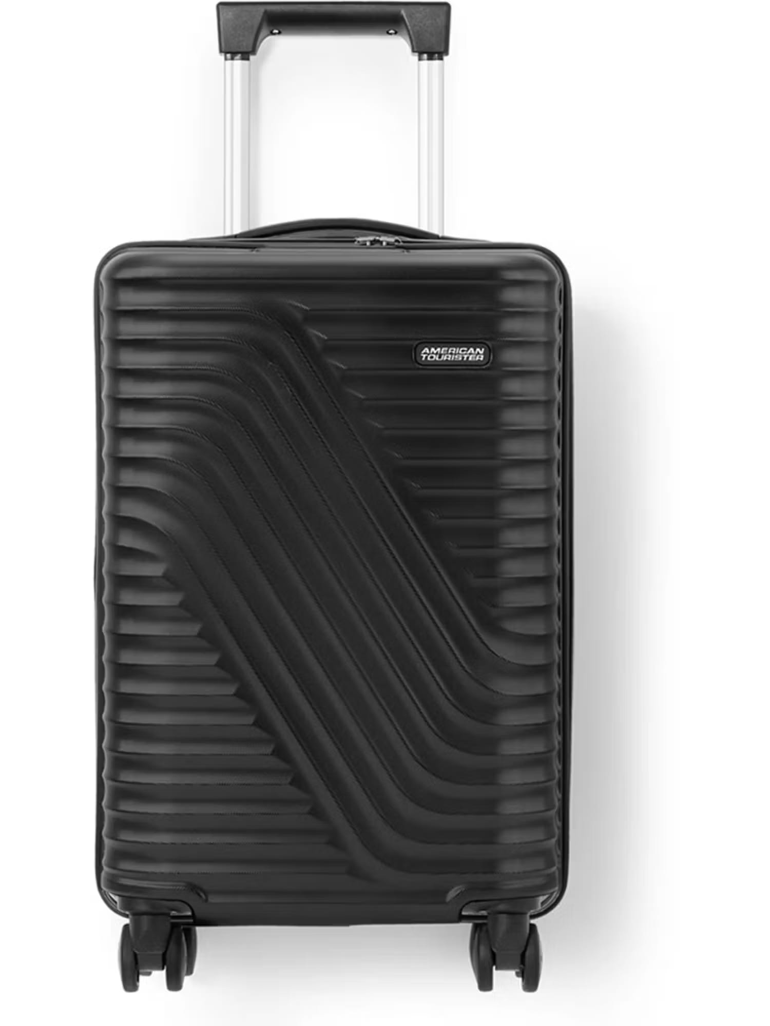American Tourister Travix Solid 8 Spinner Wheel Hard Side Trolley Bag - Black Nykaa Fashion sale