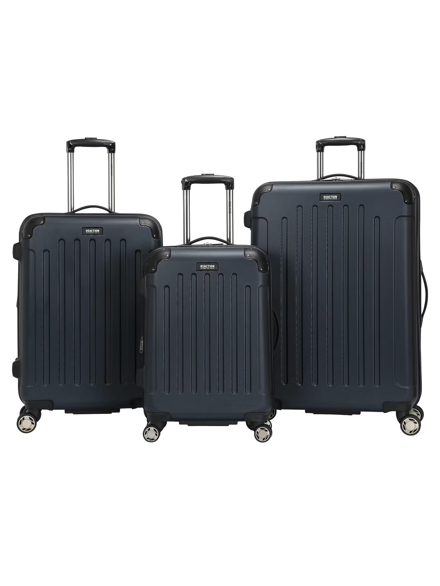 Kenneth Cole Unisex Renegade ABS Trolley Bags - Navy Blue (S/M/L) (Pack of 3) Nykaa Fashion sale
