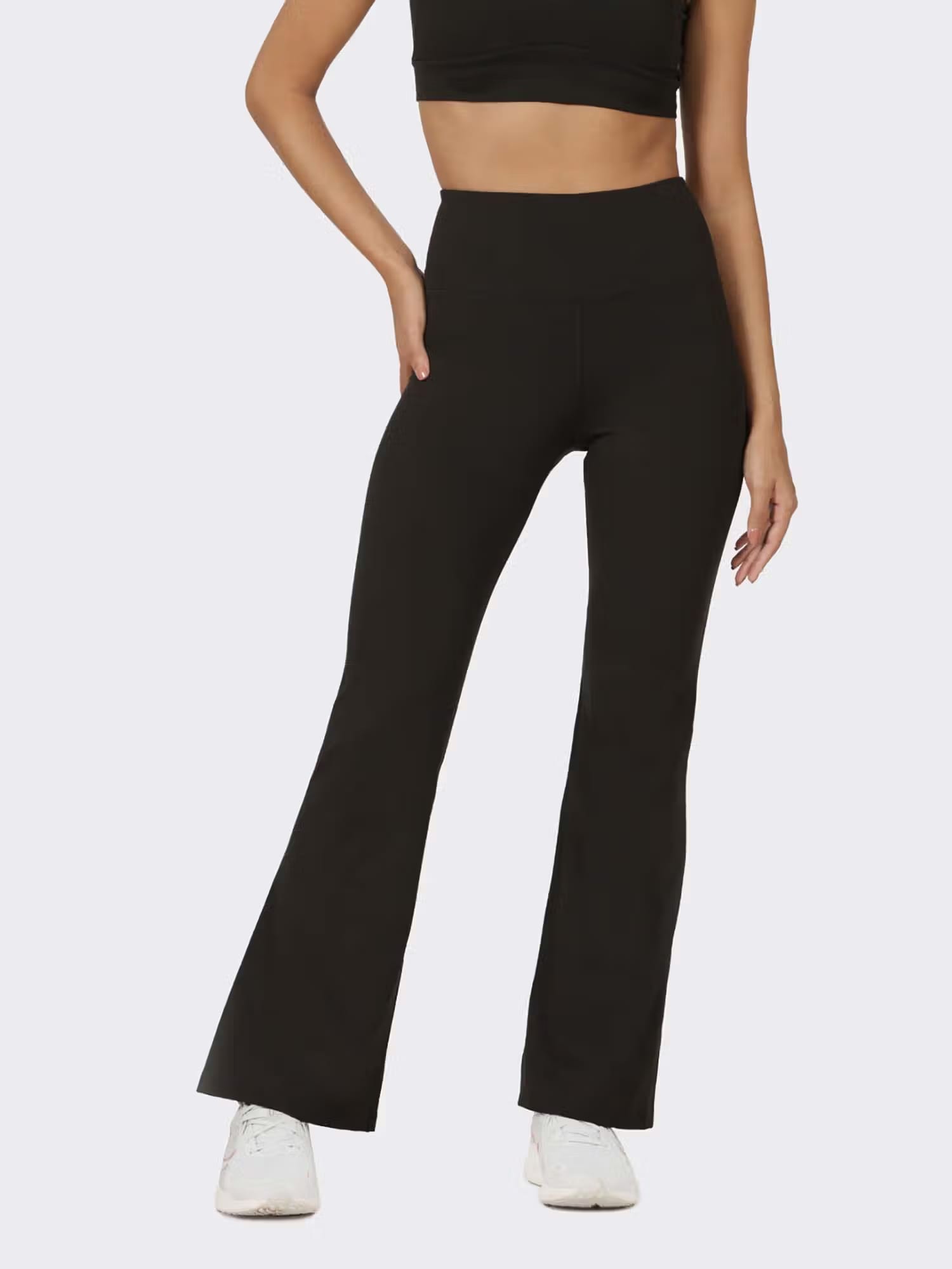 Blissclub Women The Ultimate Flare Pants - Lite with Hidden Back Pocket Nykaa Fashion sale