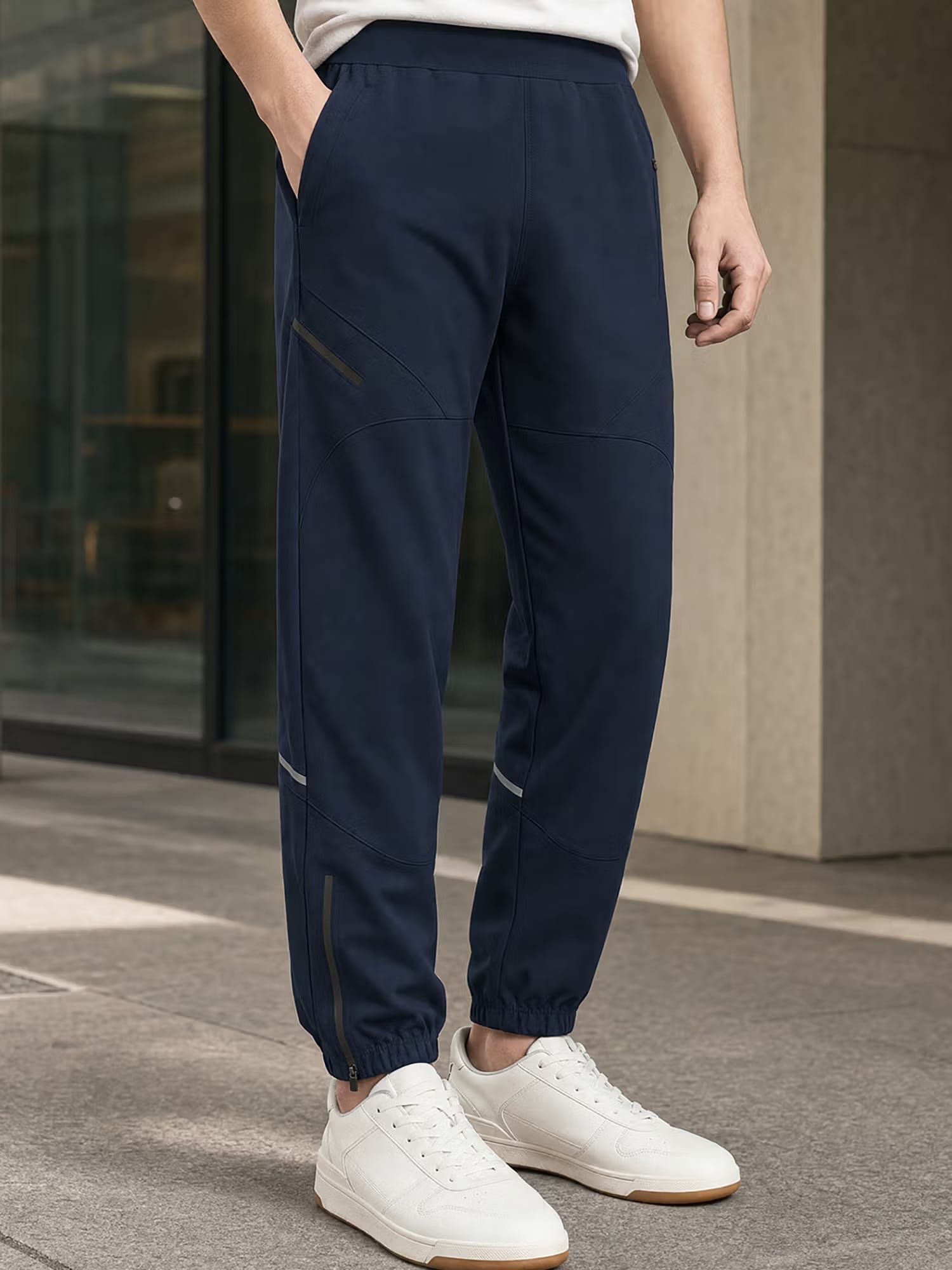 Nobero Men Navy Blue Wanderer Joggers Nykaa Fashion sale