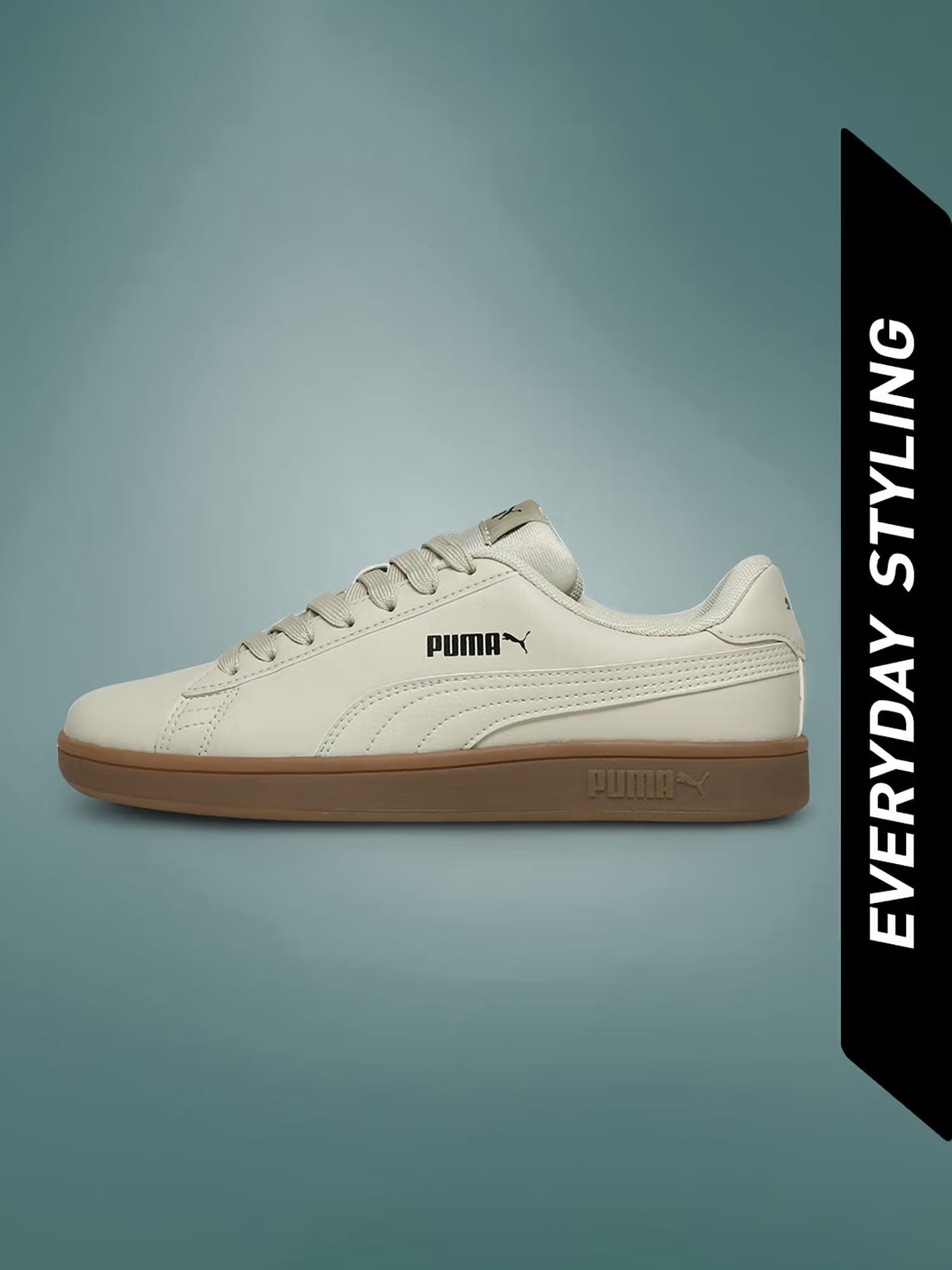 Puma Smashic Comfort Casual Sneakers, Beige Nykaa Fashion sale