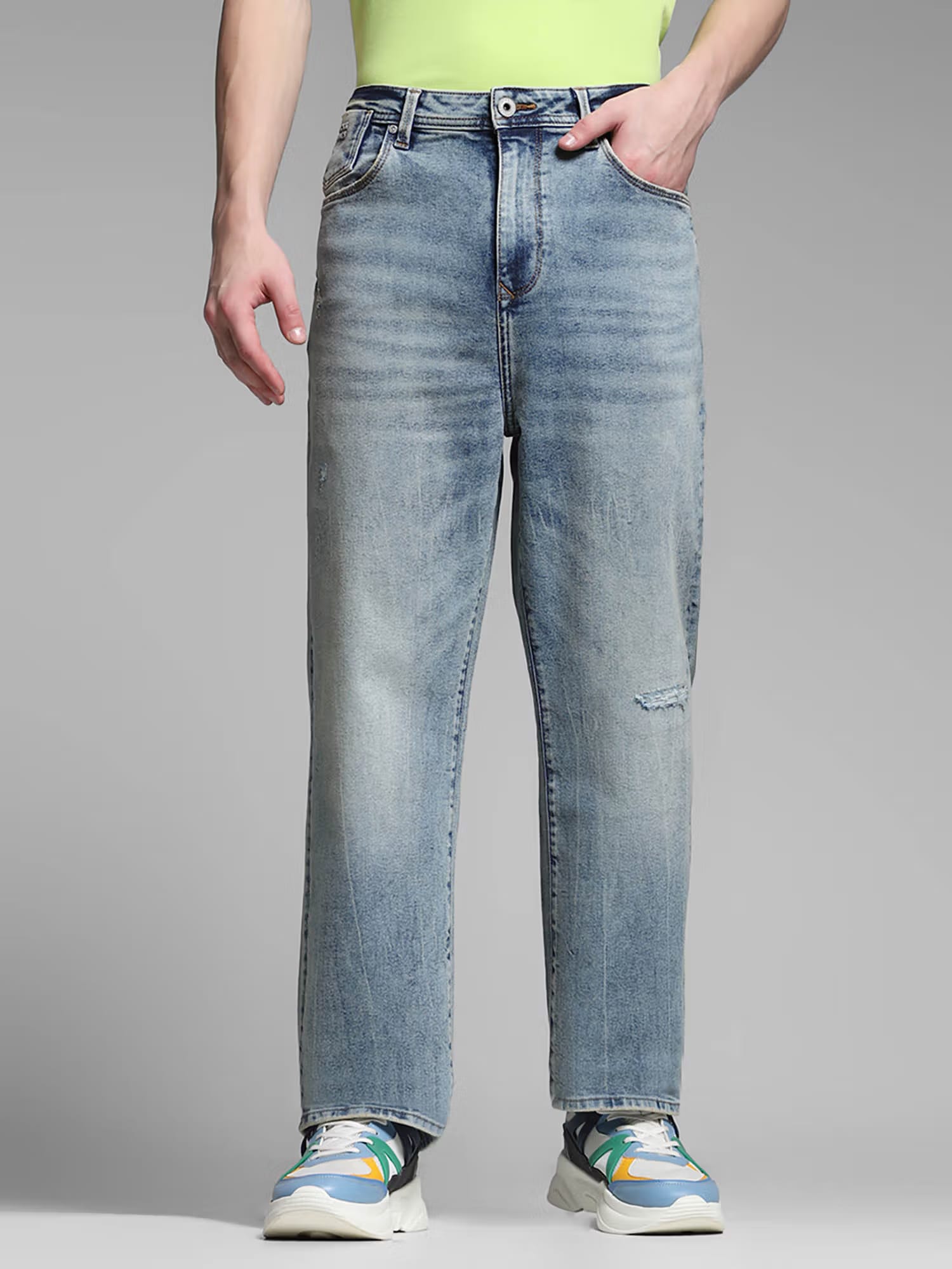 Jack & Jones Blue Loose Fit Jeans Nykaa Fashion sale
