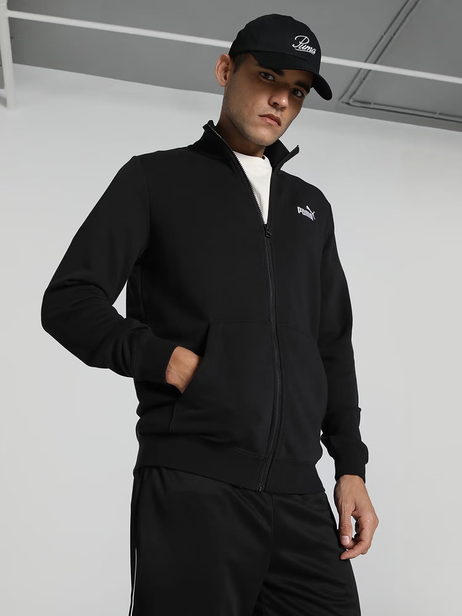 Puma No. 1 Logo Men Black Jacket Nykaa Fashion sale