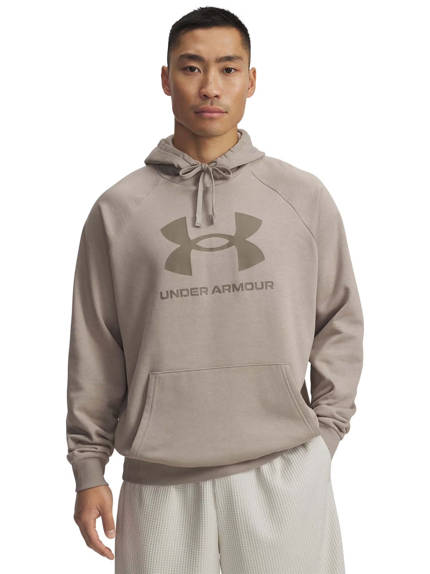 Under Armour Beige Solid Hoodie Nykaa Fashion sale