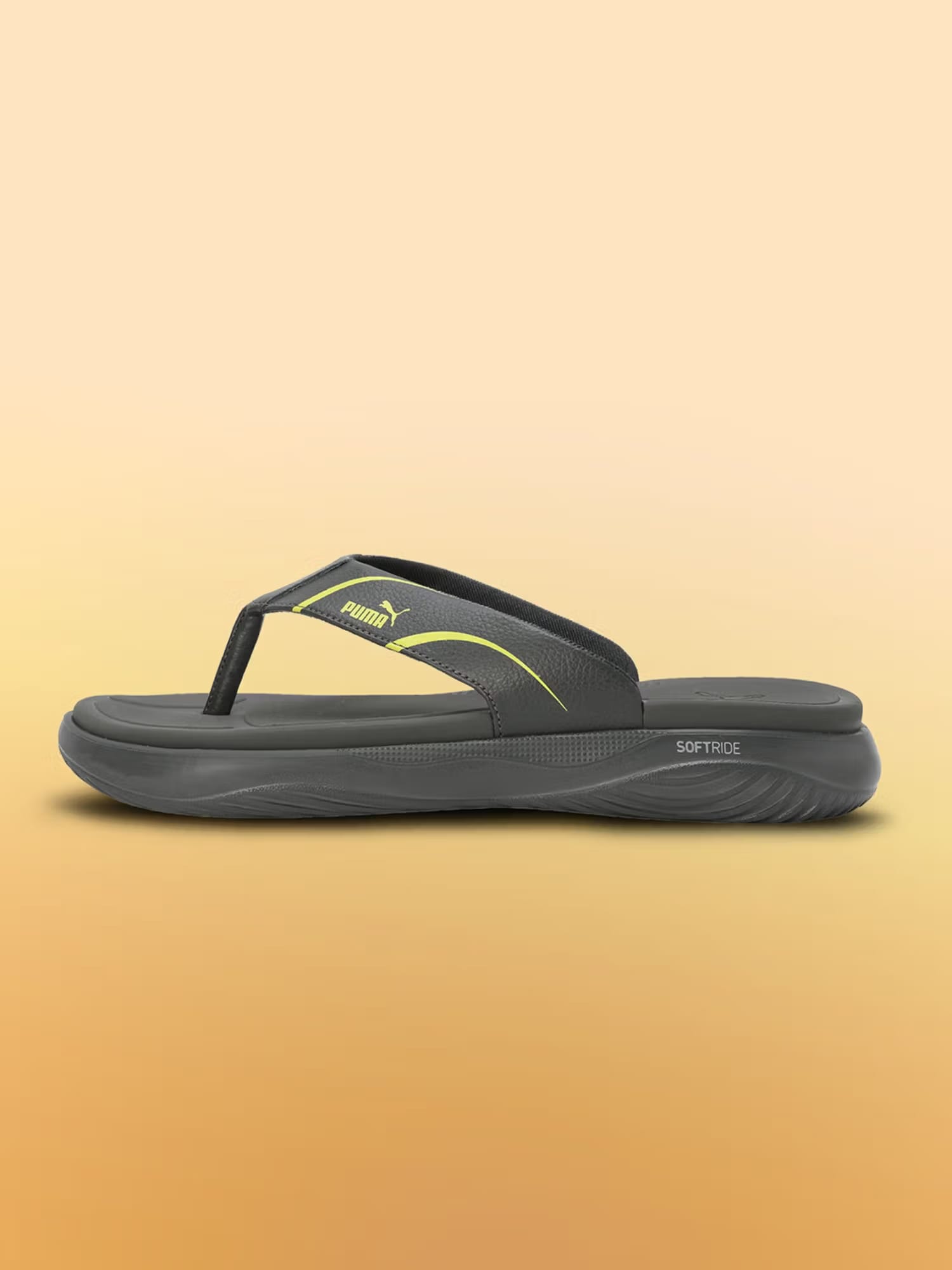 Puma Softride Seave Xpress Mens Grey Flip-Flop Nykaa Fashion sale