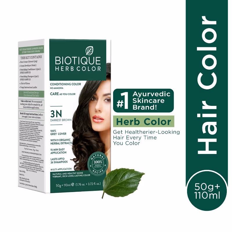 Biotique Herbcolor Hair Color Nykaa sale