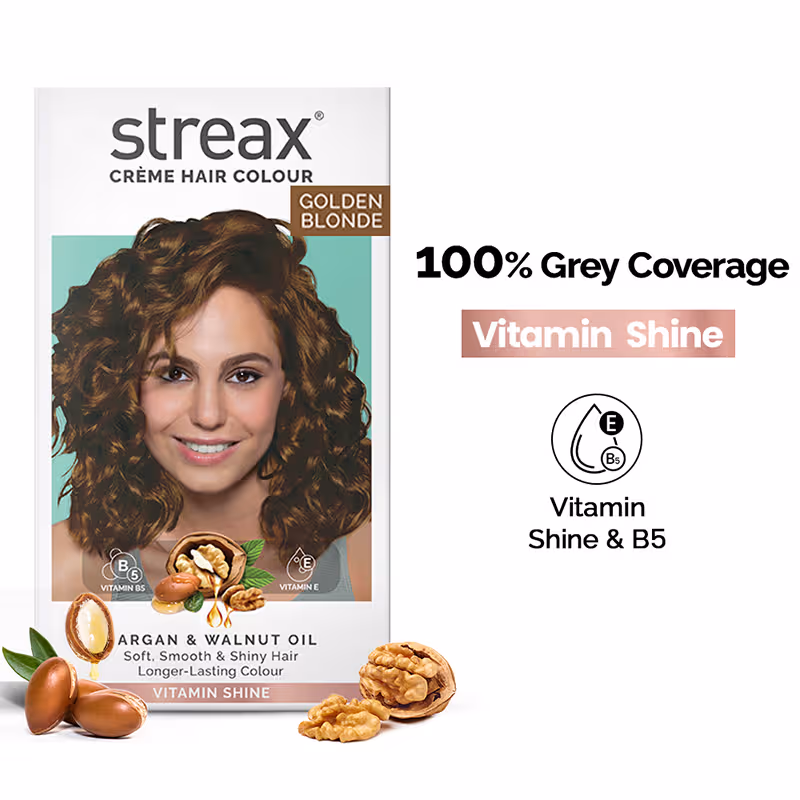 Streax Cream Hair Colour With 100% Grey Coverage & No Ammonia Nykaa sale