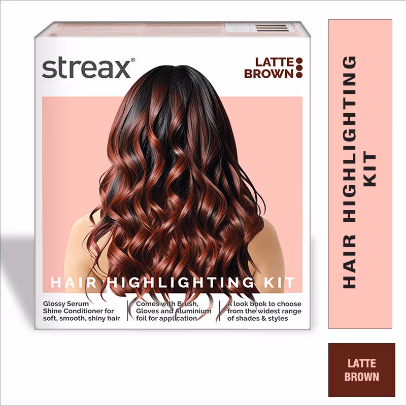 Streax Hair Colour Highlighting Kit - DIY Application, Enriched With Walnut & Argan Oil, Lat Nykaa sale