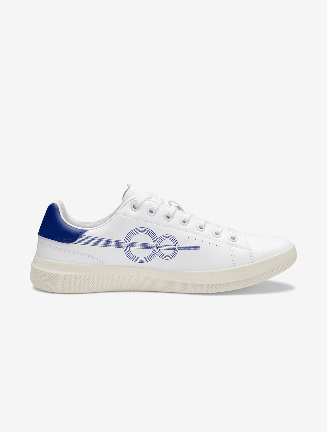 one8 Seam Classic Sneakers (White-Blue) Flipkart sale