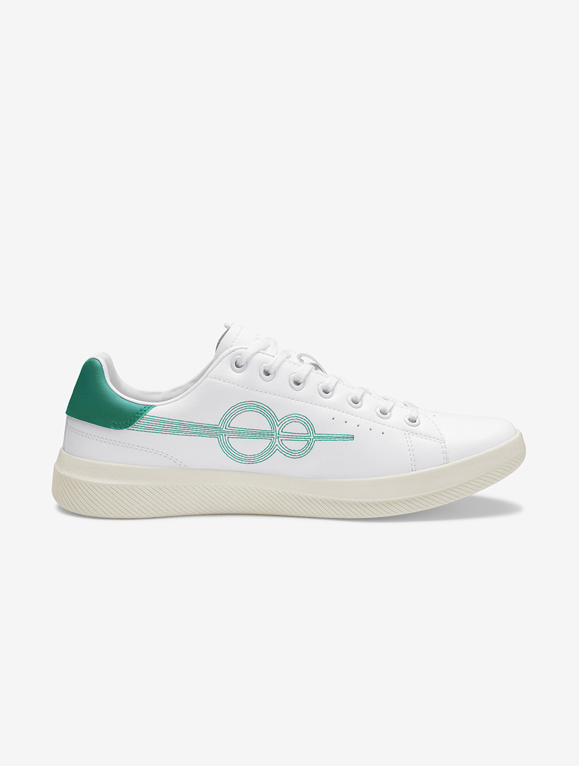one8 Seam Classic Sneakers (White-Green) Flipkart sale