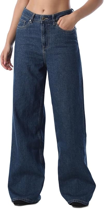 ONLY Straight Fit Wide Leg Jeans Women