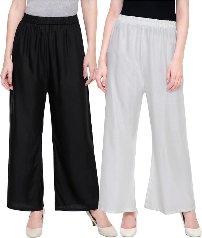 Jaipur Kurti Palazzo Pants Pack of 2