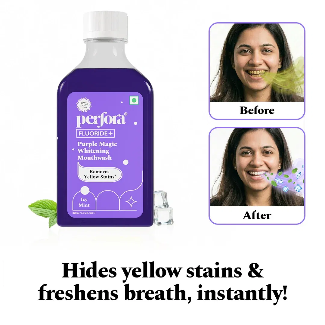 Perfora Purple Magic Whitening Mouthwash, Single Bottle Perfora sale