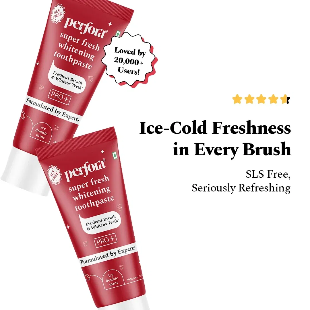 Perfora Super Fresh Cooling Crystal Whitening Toothpaste, 100 g Perfora sale