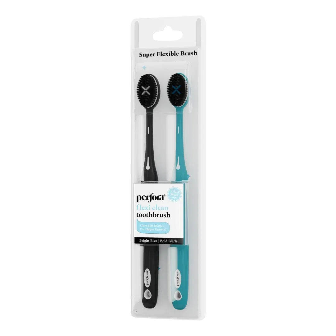 Perfora FlexiClean Manual Toothbrush, Pack of 3 Perfora sale