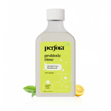 Perfora Lemon Mint Probiotic Mouthwash