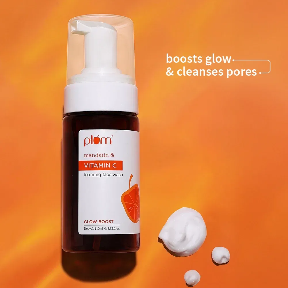 Plum Mandarin & Vitamin C Foaming Face Wash Plum sale