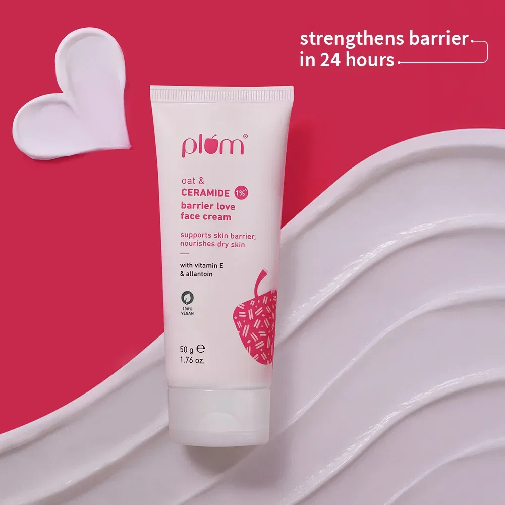 Plum Oat & 1% Ceramide Barrier Love Face Cream Plum sale