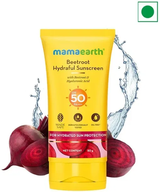 Mamaearth Beetroot Hydraful Sunscreen SPF 50