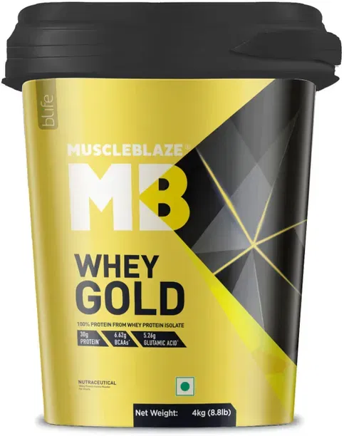MuscleBlaze Whey Gold 100% Isolate