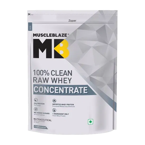 MuscleBlaze 100% Clean Raw Concentrate (24g)
