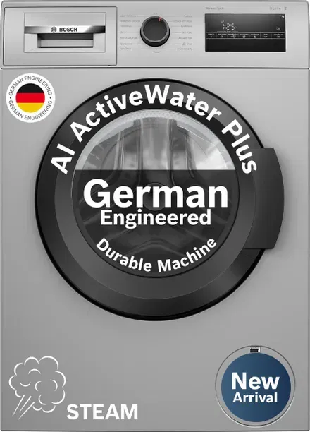 BOSCH 7 kg Steam Fully Automatic Front Load