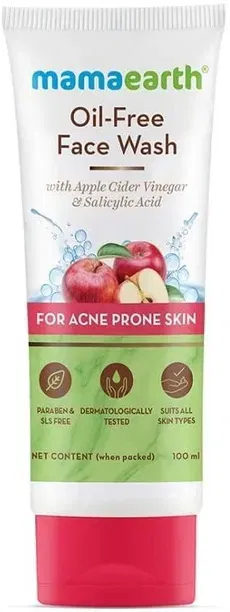 Mamaearth Oil-Free Face Wash with Apple Cider Vinegar