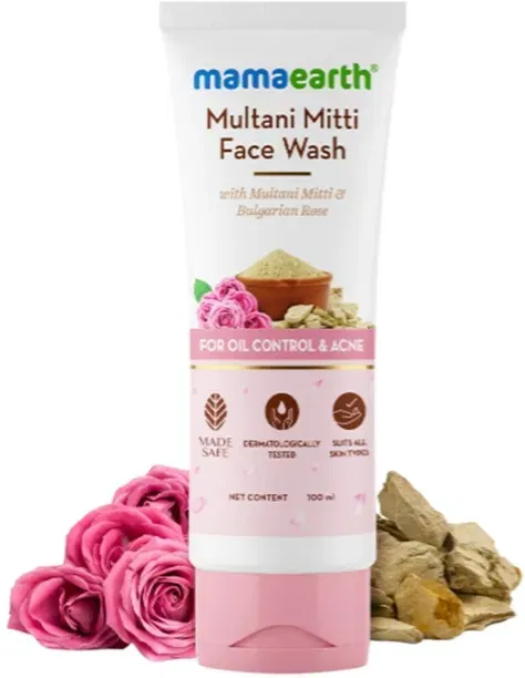 Mamaearth Multani Mitti Face Wash for Oil Control