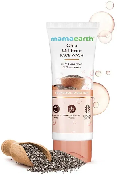 Mamaearth Chia Oil-Free Face Wash with Ceramides