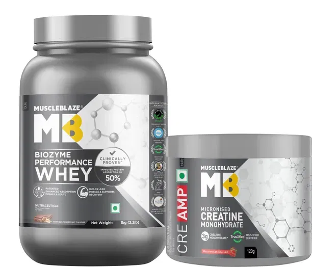 MuscleBlaze Biozyme Performance Whey + Creatine