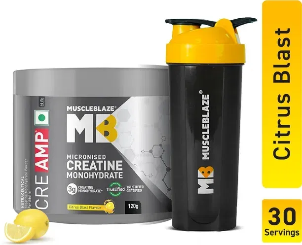 MuscleBlaze CreAMP Micronised Creatine