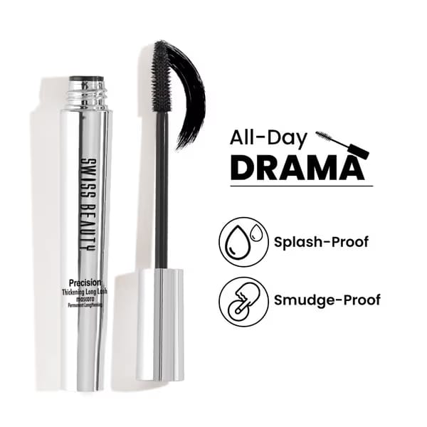 Swiss Beauty Precision Thickening Long Lash Waterproof Mascara