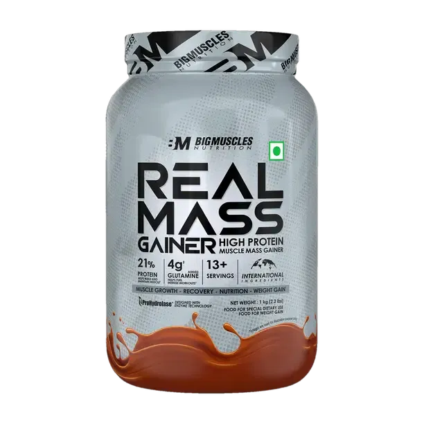 BIGMUSCLES NUTRITION Real High Protein Muscle Mass Gainer